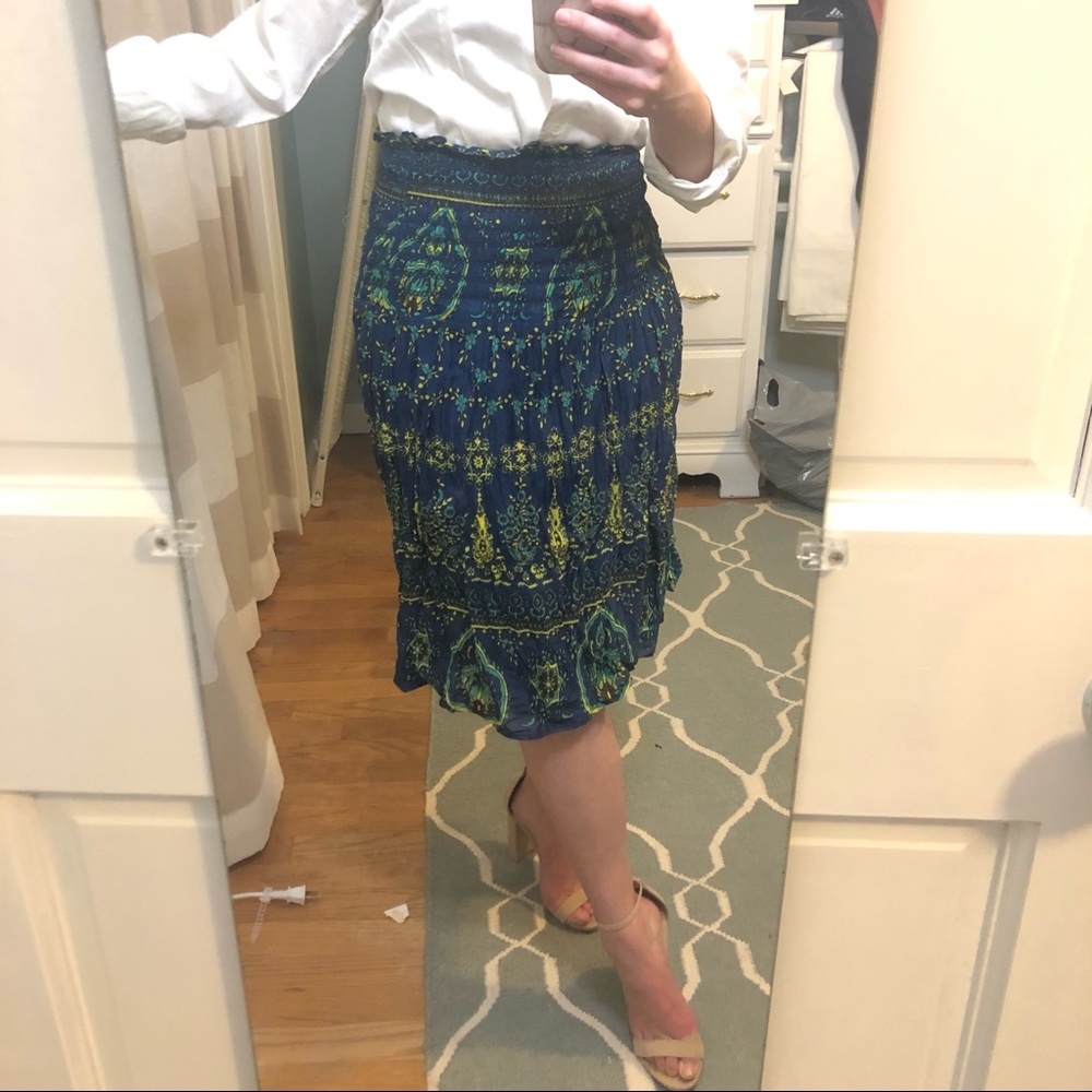 Forever 21 BOHO Accordion Skirt